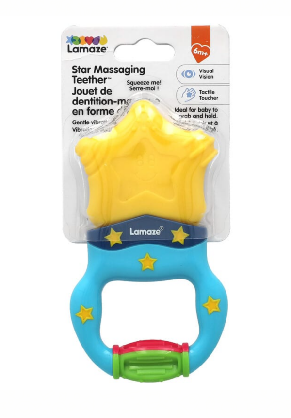 Lamaze Vibrating Star Massaging Teether(1 count)