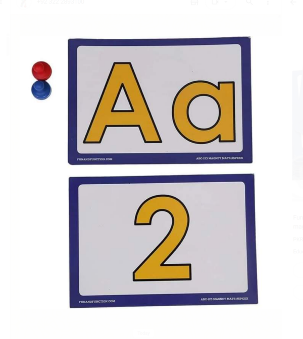 Fun n Function USA ABC-abc-123 Magnetic Pads