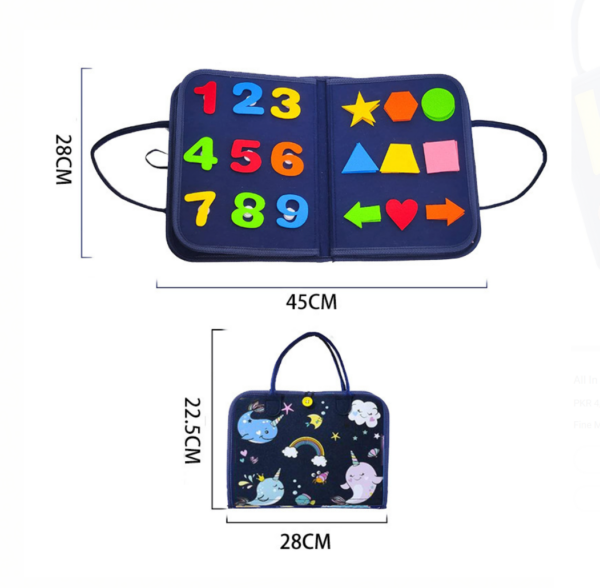 All In One Fine Motor Life Skills Busy Book