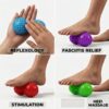 Spikey Peanut Massage Balls for hand and feet Therapy (Single)